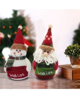 Decorative Supplies Santa Claus Snowman Cartoon Dolls Holiday Gifts